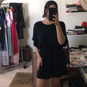 Short open back dress